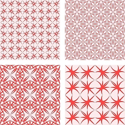 EPS 해외이미지 디자인 파도 백그라운드 패턴 곡선 일러스트 벽지 추상 미술 그래픽 장식 빨간색 세트 질감 웨이브 복고 대칭 해외202004 해외일러스트 선 바다 컬러 무늬 문화예술 파일형식 벡터 이미지허브