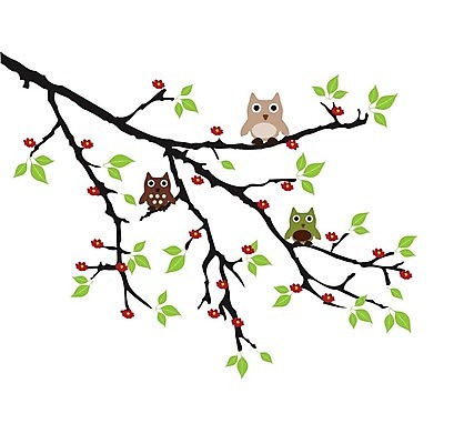 EPS 해외이미지 잎 일러스트 추상 사람없음 연두색 나뭇가지 부엉이 해외202004 해외일러스트 나무 식물 무늬 조류 초록색 파일형식 벡터 이미지허브