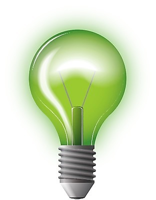 EPS 해외이미지 컨셉 일러스트 전구 유리 조명 아이디어 초록색 빛 노란색 힘 에너지 흰색 램프 심볼 오브젝트 백열등 빛망울 고립 광 해외202004 해외일러스트 컬러 재질 파일형식 벡터 이미지허브