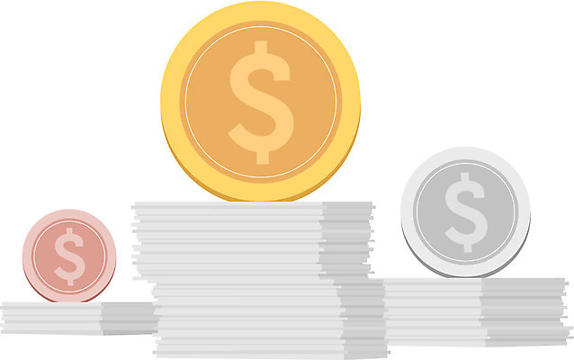 EPS 해외이미지 종이 돈 일러스트 비즈니스 금융 동전 황금 은색 주식 만화 투자 청동 이익 지휘대 해외202004 해외일러스트 컬러 경제 재산 파일형식 벡터 이미지허브