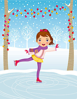 EPS 해외이미지 행복 호수 분홍색 크리스마스 겨울 일러스트 장난 자연 야외 얼음 화환 추위 흰색 12월 1월 해외202004 해외일러스트 자연요소 계절 기념일 꽃 감정 컬러 날짜 생태계 파일형식 벡터 이미지허브