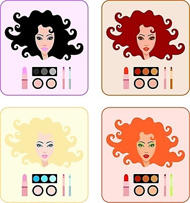 EPS 해외이미지 모델 응시 여자 얼굴 분홍색 백그라운드 일러스트 갈색머리 사람 빨간색 세트 금발 유행 페인트 화장품 립스틱 흰색 붓 화려 팔레트 닫기 가루 볼터치 수집 피부 피부관리 마스카라 만들기 광택 아이섀도 해외202004 해외일러스트 헤어스타일 시선 컬러 컨셉 모션 신체부위 화장 뷰티 파일형식 벡터 이미지허브