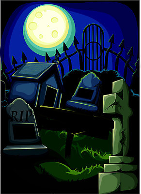 EPS 해외이미지 백그라운드 일러스트 풍경 새벽 할로윈 땅바닥 장례식 전기톱 해외202004 해외일러스트 자연요소 바닥 톱 파일형식 벡터 공구 도구 이미지허브