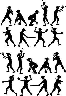 EPS 해외이미지 실루엣 어린이 스포츠 일러스트 공 그림자 소년 점프 야구 잡기 던지기 때리기 플레이어 해외202004 해외일러스트 남자 모션 촬영기법 사람 구기 파일형식 벡터 이미지허브