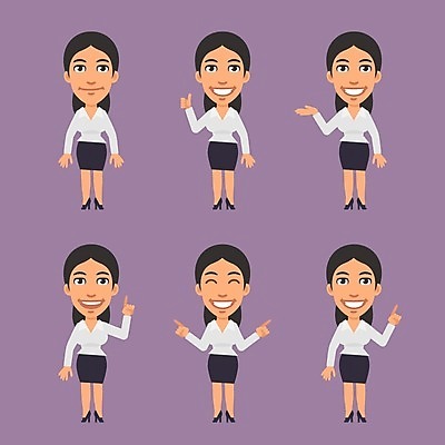 EPS 해외이미지 캐릭터 손 디자인 감정 산업 일러스트 비즈니스 미술 미소 사람 그래픽 세트 가리킴 업무 비즈니스우먼 플랫 만화 수집 가득함 오브젝트 클립 보여주기 마스코트 캐리커처 해외202004 해외일러스트 일러캐릭터 여자 모션 문화예술 표정 손짓 신체부위 작업 직장인 그림 파일형식 벡터 이미지허브