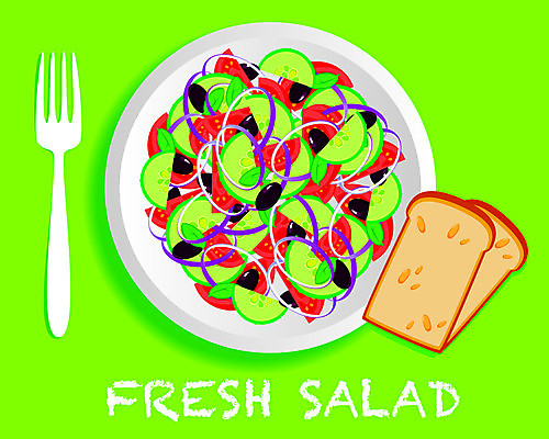 EPS 해외이미지 식물 라이프스타일 접시 음식 빵 조각 포크 잎 다이어트 토마토 채소 일러스트 호박 양파 오이 건강 요리 장식 초록색 빛 식당 식사 저녁식사 샐러드 수확 신선 아침식사 몸무게 상추 자르기 메뉴 유기농 올리브 성분 내추럴 점심식사 저지방 채식주의자 해외202004 해외일러스트 식기 웰빙 열매 컬러 농업 모션 생활 상점 기름_음식 채식 파일형식 벡터 이미지허브