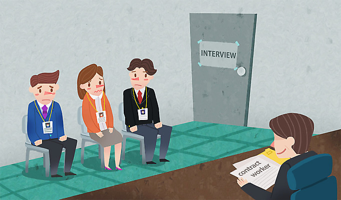 PSD 여자 남자 의자 일러스트 비즈니스 사람 성인 비즈니스맨 비즈니스우먼 책상 면접 인터뷰 이력서 면접관 성인만 국내일러스트 가구 직장인 파일형식