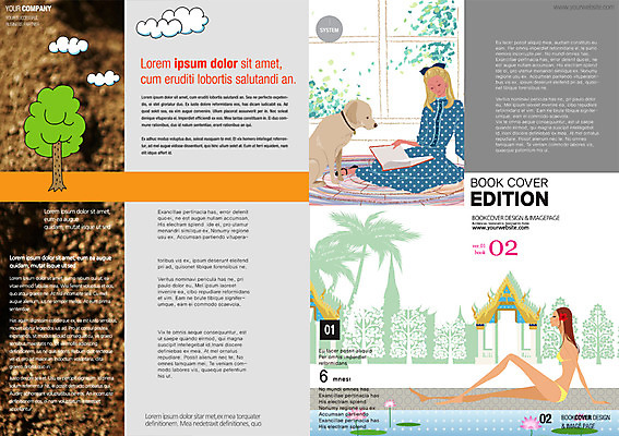 PSD 나무 식물 구름 템플릿 편집 표지디자인 북디자인 여자 수영복 여유 리플렛 북커버 휴가 수영장 연꽃 사람 팜플렛 성인 두명 라이프 책 반려동물 독서 흙 강아지 잡지 반려 여자만 성인여자만 성인만 표지샘플 이미지템플릿 자연요소 동물 옷 꽃 감정 생활 간행물 개 파일형식