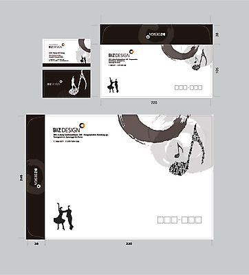 템플릿 여자 남자 컬러 음표 명함 명함템플릿 봉투 서류봉투 편지봉투 사람 두명 세트 검은색 춤 패키지 봉투템플릿 우편봉투 비즈디자인 이미지템플릿 AI파일 기호 음악 문화예술 편지 우편물 파일형식 벡터