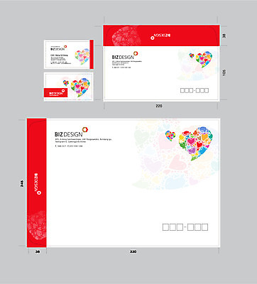 도형 템플릿 명함 명함템플릿 봉투 서류봉투 편지봉투 사람없음 세트 컬러풀 하트 패키지 봉투템플릿 우편봉투 비즈디자인 이미지템플릿 AI파일 모양 컬러 편지 우편물 파일형식 벡터