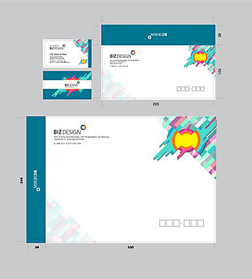 도형 템플릿 문양 선 무늬 명함 명함템플릿 봉투 서류봉투 편지봉투 사람없음 세트 컬러풀 패키지 봉투템플릿 우편봉투 비즈디자인 이미지템플릿 AI파일 컬러 편지 우편물 파일형식 벡터