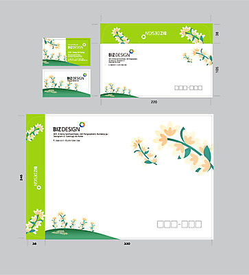 식물 템플릿 꽃 명함 명함템플릿 봉투 서류봉투 편지봉투 사람없음 세트 패키지 봉투템플릿 우편봉투 비즈디자인 이미지템플릿 AI파일 편지 우편물 파일형식 벡터