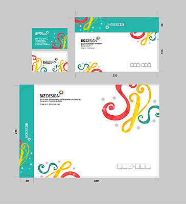 템플릿 문양 선 무늬 곡선 명함 명함템플릿 봉투 서류봉투 편지봉투 사람없음 세트 컬러풀 패키지 봉투템플릿 우편봉투 비즈디자인 이미지템플릿 AI파일 컬러 편지 우편물 파일형식 벡터