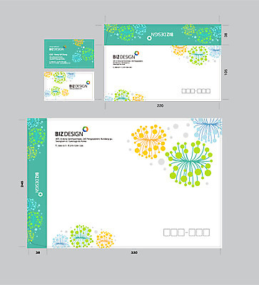 식물 템플릿 문양 꽃 무늬 명함 명함템플릿 봉투 서류봉투 편지봉투 사람없음 세트 패키지 봉투템플릿 우편봉투 비즈디자인 이미지템플릿 AI파일 편지 우편물 파일형식 벡터
