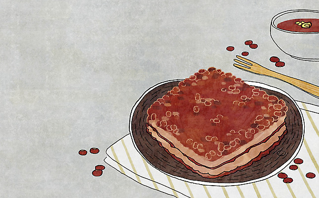 PSD 그릇 접시 음식 백그라운드 포크 일러스트 떡 사람없음 천 수정과 시루떡 국내일러스트 식기 음료 직물 전통차 파일형식