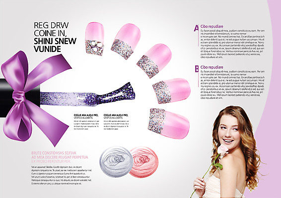 PSD 서양인 외국인 식물 백인 템플릿 편집 우먼라이프 표지디자인 북디자인 응시 출판디자인 여자 꽃 리본 내지 백그라운드 북커버 들기 사람 팜플렛 상반신 20대 성인 옆모습 뷰티 장미 붓 네일아트 손톱 매니큐어 여자만 성인여자만 청년만 청년여자만 성인만 이미지템플릿 라이프스타일 손 시선 뷰포인트 모션 인종 청년 화장품 파일형식