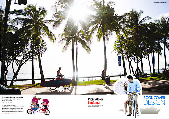 PSD 나무 식물 동물 템플릿 편집 표지디자인 북디자인 커플 출판디자인 여자 표지 남자 바다 여행 백그라운드 북커버 서기 사람 앉기 동양인 팜플렛 여러명 20대 성인 야자수 자전거 한국인 서핑보드 승차 휴양지 양산 청년만 성인만 이미지템플릿 다수 관계 모션 인종 청년 바이크 장소 보드_스포츠 파일형식