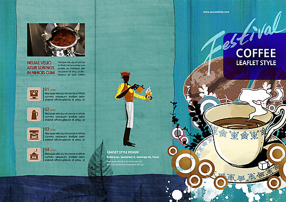 PSD 템플릿 편집 표지디자인 북디자인 출판디자인 표지 커피 음료 음식 리플렛 백그라운드 북커버 3단접지 한명 사람 이벤트 팜플렛 요식업 축제 차 커피잔 원두커피 바리스타 이미지템플릿 직업 1 산업 잔 파일형식