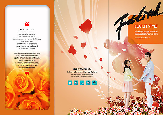 전신 PSD 식물 템플릿 편집 표지디자인 북디자인 커플 출판디자인 여자 표지 남자 꽃잎 꽃 리플렛 백그라운드 북커버 3단접지 서기 사람 동양인 이벤트 팜플렛 20대 성인 두명 장미 손잡기 축제 한국인 뒤돌아보기 꽃축제 청년만 성인만 이미지템플릿 관계 모션 인종 청년 파일형식