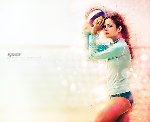 JPG 서양인 외국인 편집이미지 여자 수영복 포즈 공 한명 사람 성인 화려 우아함 비치발리볼 디지털합성 역동적 보케 특별함 디지털아트 다이나믹 여자만 여자한명만 성인여자만 성인만 편집실사 1 옷 컨셉 인종 비치볼 배구 CG 파일형식