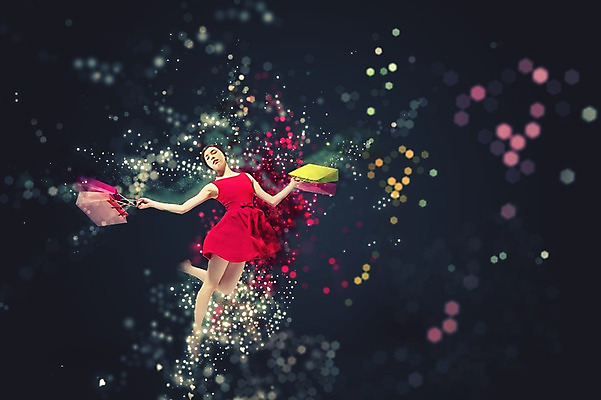 JPG 편집이미지 여자 포즈 한명 사람 동양인 성인 쇼핑 쇼핑백 한국인 춤 화려 우아함 디지털합성 역동적 보케 특별함 디지털아트 다이나믹 여자만 여자한명만 성인여자만 성인만 편집실사 1 컨셉 가방 문화예술 인종 CG 파일형식