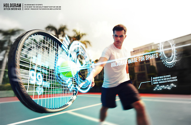 주간 PSD 서양인 외국인 편집이미지 남자 미래 한명 사람 성인 야외 운동 3D 테니스 테니스라켓 테니스공 디지털합성 편리함 홀로그램 디지털아트 남자만 남자한명만 성인남자만 성인만 이미지편집 편집3D 자연요소 1 컨셉 공 건강 인종 구기 라켓 테니스용품 파일형식
