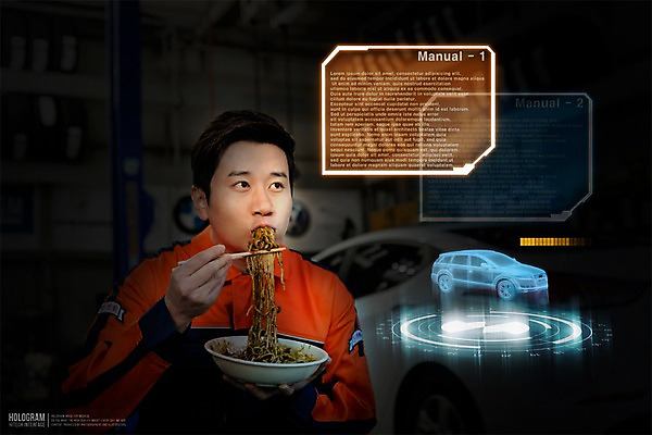 PSD 편집이미지 남자 음식 자동차 미래 한명 사람 동양인 성인 3D 한국인 기술자 엔지니어 수리 짜장면 먹기 디지털합성 편리함 홀로그램 디지털아트 남자만 남자한명만 성인남자만 성인만 이미지편집 편집3D 직업 1 육상교통 컨셉 모션 인종 중식 파일형식