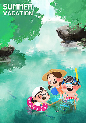 주간 PSD 모자 계절 여자 남자 안경 어린이 일러스트 물놀이 방학 여름방학 어류 사람 야외 세명 물 여름 계곡 자유 돌_바위 바위 그물 시원함 물안경 즐거움 상쾌 튜브 어린이만 국내일러스트 자연요소 잡화 감정 컨셉 놀이 휴가 수중동물 수영용품 파일형식 여름_계절