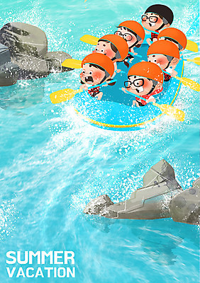 주간 PSD 계절 여자 남자 어린이 일러스트 물놀이 방학 여름방학 사람 여러명 야외 물 여름 계곡 자유 돌_바위 바위 헬멧 시원함 급류타기 즐거움 노 상쾌 선박 어린이만 국내일러스트 자연요소 감정 다수 컨셉 수상교통 놀이 휴가 수상스포츠 보호장비 파일형식 여름_계절