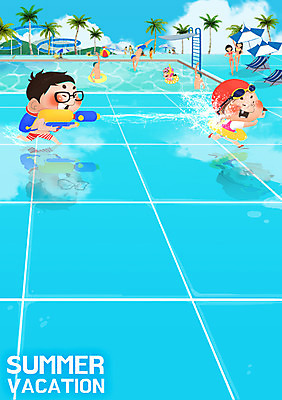 주간 PSD 식물 계절 여자 남자 어린이 일러스트 물놀이 방학 수영장 여름방학 사람 여러명 성인 야외 여름 야자수 자유 파라솔 시원함 물안경 즐거움 상쾌 튜브 물총 국내일러스트 자연요소 나무 감정 다수 컨셉 놀이 휴가 수영용품 파일형식 여름_계절