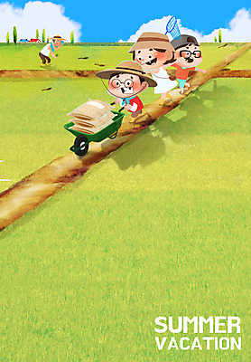 주간 PSD 모자 계절 여자 남자 어린이 일러스트 방학 논 여름방학 사람 여러명 성인 야외 여름 수레 자유 농촌 시골 잠자리 시원함 즐거움 상쾌 채집망 농활 국내일러스트 자연요소 잡화 감정 다수 곤충 컨셉 농업 휴가 카트 파일형식 여름_계절