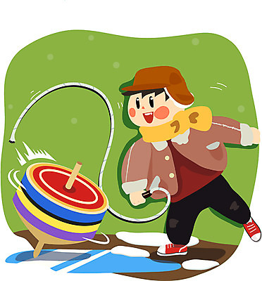 모자 계절 남자 어린이 줄 겨울 일러스트 새해 한명 사람 얼음 목도리 팽이 팽이치기 남자한명만 어린이만 소년만 소년한명만 국내일러스트 AI파일 자연요소 1 잡화 놀이용품 전통놀이 남자만 파일형식 벡터