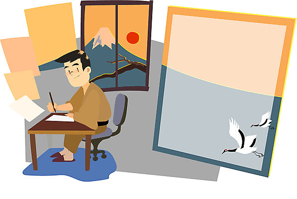 남자 의자 일러스트 새해 한명 사람 성인 학 연하장 책상 1월 성인남자한명만 국내일러스트 AI파일 카드프레임 1 가구 조류 카드_감사 프레임 날짜 남자한명만 성인남자만 파일형식 벡터