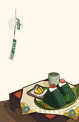 접시 음식 백그라운드 일러스트 사람없음 컵 녹차 단무지 연어알 오니기리 국내일러스트 AI파일 식기 차_음료 알 일본음식 파일형식 벡터