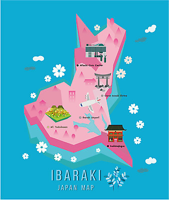 식물 꽃 섬 지도 일러스트 비행기 사람없음 관광지 일본 플랫 지역 백화점 일본지도 이바라키 신사_일본건축 국내일러스트 AI파일 아시아 여행 항공교통 대중교통 상점 일본건축 파일형식 벡터