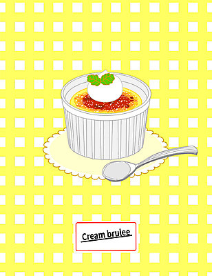 일러스트 디저트 사람없음 숟가락 퓨레 크림퓨레 국내일러스트 AI파일 음식 수저 파일형식 벡터