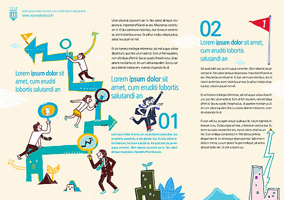 PSD 템플릿 편집 표지디자인 북디자인 여자 남자 화살표 내지 리플렛 북커버 3단접지 돋보기 사람 빌딩 팜플렛 여러명 성인 깃발 우승 시상식 성인만 이미지템플릿 다수 건물 최고 파일형식