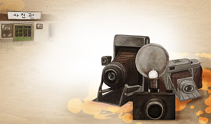 PSD 백그라운드 일러스트 사람없음 카메라 추억 상품 순수 오브젝트 복고 과거 사진관 옛날 국내일러스트 컨셉 전자제품 파일형식