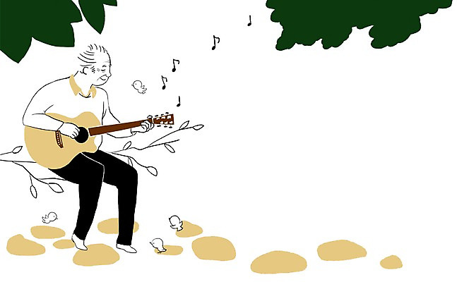 PSD 식물 노년 남자 악기 연주 음표 일러스트 조류 나뭇잎 한명 사람 실버라이프 기타 남자만 남자한명만 성인남자만 성인한명만 성인남자한명만 노인만 성인만 노인남자만 노인남자한명만 국내일러스트 동물 1 라이프스타일 기호 음악 잎 현악기 성인 파일형식