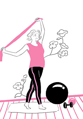 PSD 식물 여자 노년 꽃 일러스트 요가 건강 한명 사람 실버라이프 운동 아령 매트 짐볼 여자만 여자한명만 성인여자만 성인한명만 성인여자한명만 노인만 성인만 노인여자만 노인여자한명만 국내일러스트 1 라이프스타일 웰빙 성인 파일형식