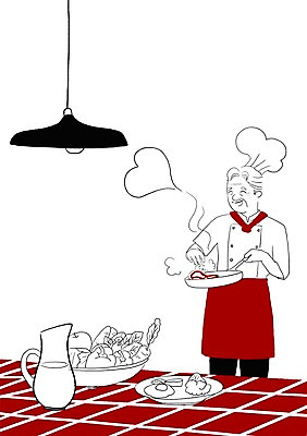 PSD 접시 노년 남자 음식 채소 과일 일러스트 탁자 피망 조명 요리사모자 요리 한명 사람 취미 실버라이프 요리사 당근 프라이팬 사과 조리복 남자만 남자한명만 성인남자만 성인한명만 성인남자한명만 노인만 성인만 노인남자만 노인남자한명만 국내일러스트 직업 모자_잡화 1 라이프스타일 식기 가구 유니폼 주방용품 뿌리채소 성인 파일형식