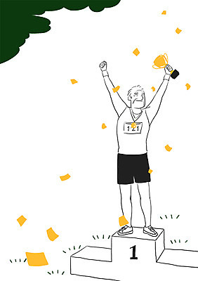 PSD 노년 남자 일러스트 한명 사람 실버라이프 운동 우승 트로피 메달 마라톤 남자만 남자한명만 성인남자만 성인한명만 성인남자한명만 노인만 성인만 노인남자만 노인남자한명만 국내일러스트 1 라이프스타일 건강 경기 성인 최고 육상스포츠 상_우승 상_상패 파일형식