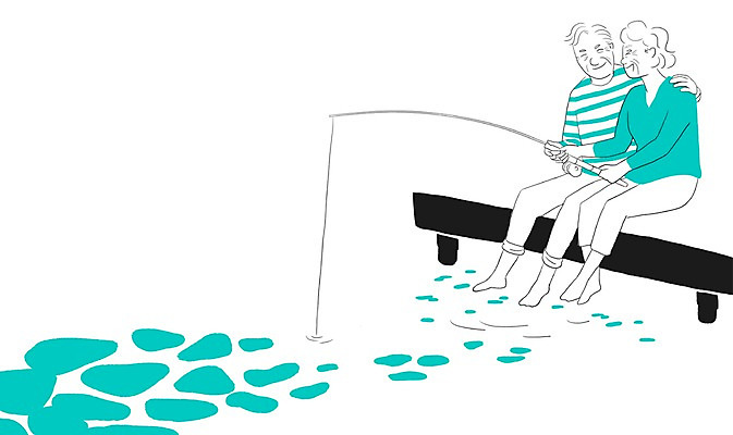 PSD 여자 노년 남자 일러스트 낚시 사람 실버라이프 강 항구 노부부 낚싯대 노인만 성인만 국내일러스트 라이프스타일 부부 교통시설 레저 성인 낚시용품 파일형식