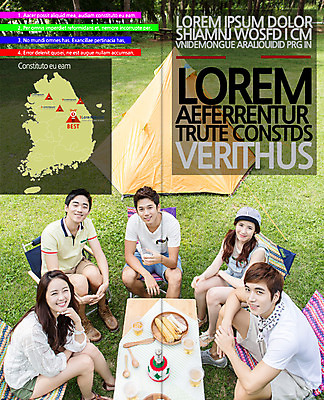 PSD 템플릿 편집 표지디자인 북디자인 출판디자인 여자 남자 내지 음식 리플렛 대학생 여행 백그라운드 지도 2단접지 북커버 의자 탁자 한국 텐트 웃음 사람 앉기 동양인 팜플렛 잔디 여러명 20대 성인 캠핑 한국인 MT 국내여행 청년만 성인만 이미지템플릿 식물 학생 아시아 가구 다수 모션 레저 표정 캠핑도구 인종 청년 파일형식