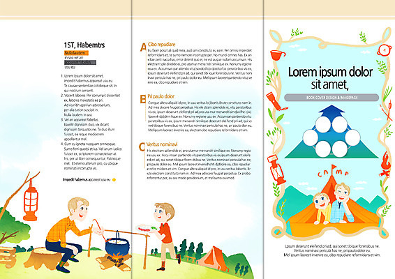 PSD 템플릿 편집 표지디자인 북디자인 출판디자인 여자 남자 화살표 내지 음식 리플렛 여행 백그라운드 북커버 3단접지 텐트 요리 사람 팜플렛 여러명 컵 캠핑 랜턴 냄비 모닥불 이미지템플릿 식기 다수 불 레저 조명 캠핑도구 솥 파일형식