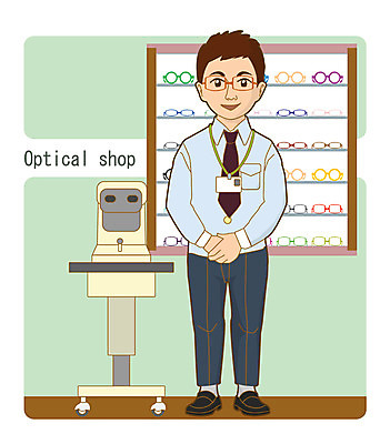 직업 남자 안경 일러스트 한명 사람 성인 직원 안경점 성인남자한명만 안경사 국내일러스트 AI파일 1 잡화 상점 남자한명만 성인남자만 파일형식 벡터