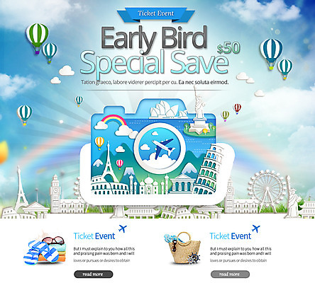 PSD 구름 템플릿 문화 여행 웹템플릿 무지개 가방 비행기 이벤트페이지 이벤트 사람없음 관광지 선글라스 카메라 공연 열기구 쪼리 이미지템플릿 자연요소 잡화 안경 항공교통 대중교통 전자제품 샌들 페이지 파일형식