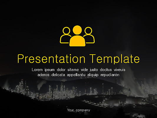 템플릿 편집 비즈니스 공장 사람없음 세트 도시 PPT 프레젠테이션 문서템플릿 문서 이미지템플릿 공업 파일형식