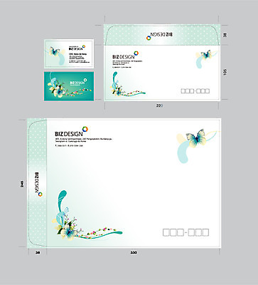 식물 템플릿 꽃 컬러 나비 자연 명함 명함템플릿 봉투 서류봉투 편지봉투 사람없음 세트 패키지 민트색 봉투템플릿 우편봉투 비즈디자인 이미지템플릿 AI파일 곤충 편지 우편물 생태계 파일형식 벡터