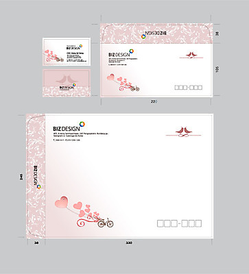 동물 템플릿 분홍색 컬러 두마리 명함 명함템플릿 봉투 서류봉투 편지봉투 사람없음 세트 자전거 학 하트 참새 패키지 봉투템플릿 우편봉투 비즈디자인 이미지템플릿 AI파일 모양 2 조류 바이크 편지 우편물 파일형식 벡터